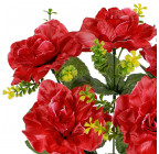 Штучні квіти букет троянди атлас Конфетті, 32см 4044 зображення 3