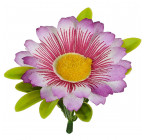 Искусственные цветы букет ромашка цветная Глазок, 29см  4048 изображение 11