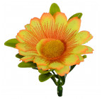 Искусственные цветы букет ромашка цветная Глазок, 29см  4048 изображение 8