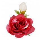 Искусственные цветы букет розы декоративные с бутончиками, 31см  4056 изображение 12