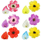 Искусственные цветы букет пионов с каллами,  52см  0176 изображение 2