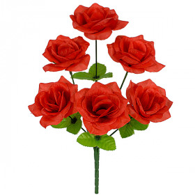 Штучні квіти букет трояндочок, 33см 00121К зображення 4069