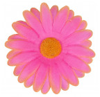 Искусственные цветы букет герберок, 34см  00141К изображение 5